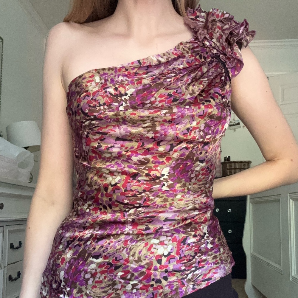 Bebe Multicolor Floral Top